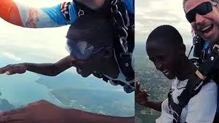 NJUGUSH SKY DIVES LIKE A BOSS IN MOMBASA