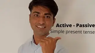 Active and Passive in Simple Present Tense || assertive, negative & interrogative sentence
