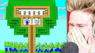 UKRYTA BAZA na DRZEWIE vs APOKALIPSA ZOMBIE PRANK | Minecraft Extreme