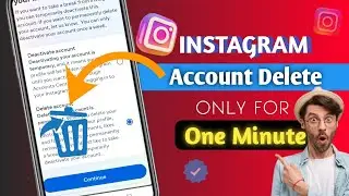 How to delete Instagram account parmanent !! instagram Account ko delete kaise kare!!