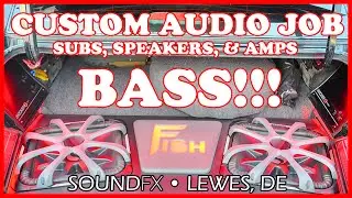 CUSTOM SUBS AND AMPS In A Lincoln Town Car!