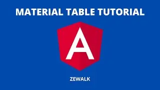 Angular Material Table tutorial | Angular Material 12 [2022]