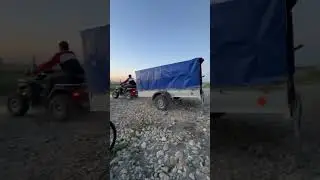 Прицеп и квадрик выручают в частном доме! #music