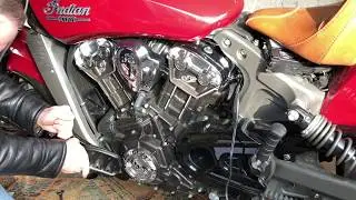 Indian Scout - Heel/Toe shifter install