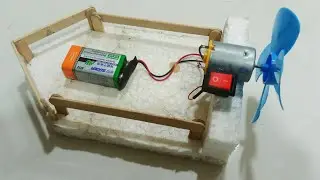How to make a easy styrofoam boat / Sinhala