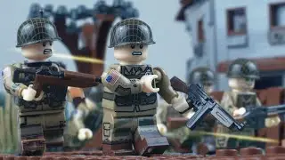 Lego WW2 D-Day - Battle of Carentan stop motion
