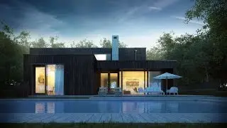 Облет камеры вокруг объекта и анимация роста стен в 3ds max