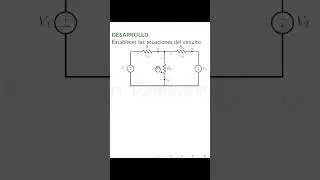 PARTE 2: Solución de circuito eléctrico. Video completo en mi canal de Youtube.