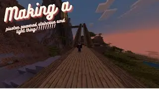Building a piston powered staircase and a light thingy timelapse!