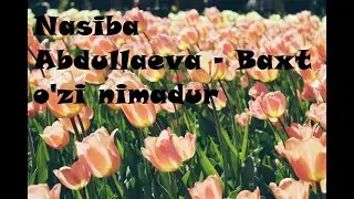 Nasiba Abdullaeva - Baxt o'zi nimadur (lyrics/tekst/qo'shiq matni)