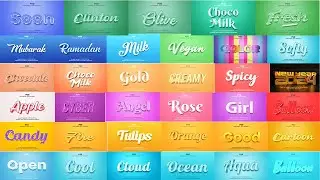 Editable 3D Text Effects Pack | Noreen Graphics |