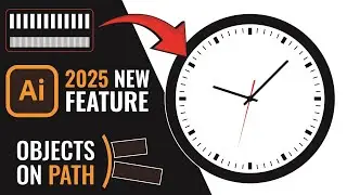 Adobe Illustrator CC 2025 NEW Feature - Objects on Path