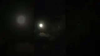 Clouds Moving Through  Moon 🎑,