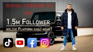 wieviel bezahlt TikTok/Instagram/Facebook/YouTube ?