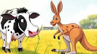 Kanga & Moo's Farm Adventures: A Lesson in Friendship | Geelong Farm | Short Bedtime Kids Story #fun