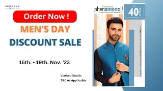 Oriflame | Intnl. MEN's DAY Flyer SALE | Perfumes | Upto 40% OFF
