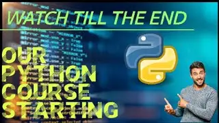 || BEST PYTHON COURSE IS STARTING|| WATCH VIDEO #hpcodingstudy