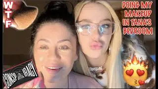 DOING MY MAKEUP IN TANA'S ROOM USING HER CONSPIRACY PALETTE!
