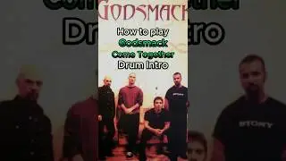 Learn GODSMACK - COME TOGETHER - Drum Intro #drumlessons #godsmack #cometogether