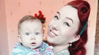 My pinup morning routine with my 6 month old bubba. 💖