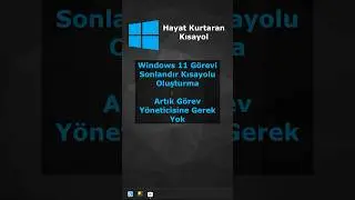 Artık Görev Yöneticisine Gerek Yok Hayat Kurtaran Kısayol #windows11 #kısayol  #taskmanager