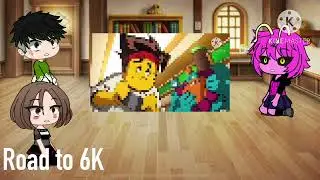 Mha reacts to Lego monkey kid ep 3-6