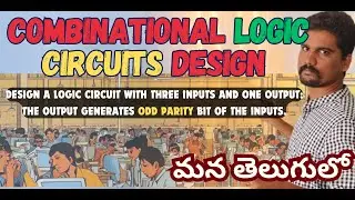 Design a logic circuit with 3 inputs and one output, output generates odd parity bit of the inputs