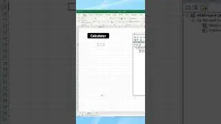 how to create calculator in excel | how to open a calculator using VBA code 