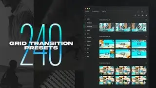 Premiere Pro Template: Grid Transitions