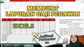 TUTORIAL EXCEL : MENGHITUNG GAJI PEGAWAI / KARYAWAN SECARA CEPAT | PEMULA WAJIB COBA !!