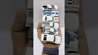 White Hot wheels Die-cast cars - 1/64 scale
