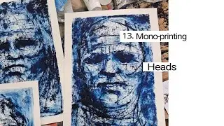 Monoprinting heads TIRELS 13