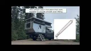 Pop up roof in a campervan using FIRGELLI Actuators
