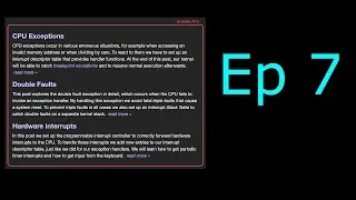 Writing an OS in Rust - Part 7 - Hardware Interrupts