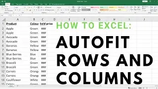 How to Autofit Columns and Rows Fastest Way shown in under 60 seconds #Shorts