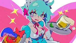 Clumsy Waitress (Comic Dub Animation)