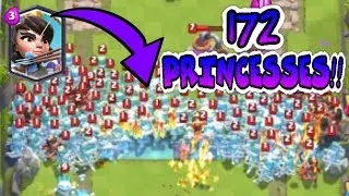 172 PRINCESSES - CLASH ROYALE WORLD RECORD! - C.R.E.V.