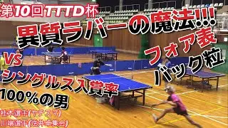 【卓球】異質ラバーの魔法!!!【TTTD】