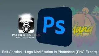 Edit Session - Logo Modification in Photoshop (PNG Export)