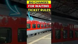 Waiting Ticket ke Rules mein Bade Badlav #indianrailways #platformticket #indianbridge #train