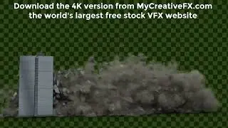 Building Destruction Green Screen | Free VFX
