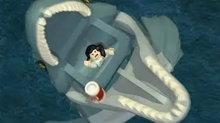 LEGO Jurassic World - 100% Free Play Guide #19 - Under Attack (All 10 Minikits + Amber Brick)
