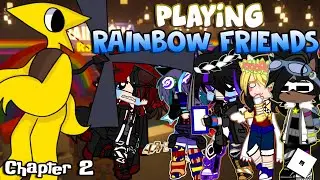Playing Rainbow Friends Chapter 2 (Again) With Lost, Kal, J, And Kay | Roblox
