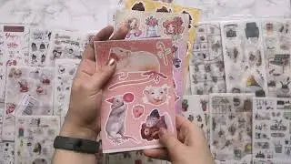 Обзор моих наклеек ❤️