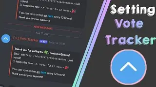 Cara Setting Vote Tracker Discord | Bot Vote Tracker | Tutorial Setup Bot