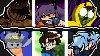Nightmare Run but it's a mashup - (FNF Nightmare Run but Everybody Sings It) [REQUESTED]