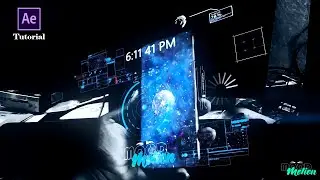 Augmented Hologram In Mobile Phone | After Effects 2022 Tutorial |Mood Motion