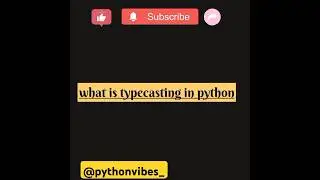 Typecasting in Python |#typecast #typecasting #python @pythonvibes_  #pythontutorial #development