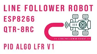 ESP8266 | QTR-8RC | PID Line Follower Robot V1 | TB6612FNG | N20 Motor | www.ArnabKumarDas.com