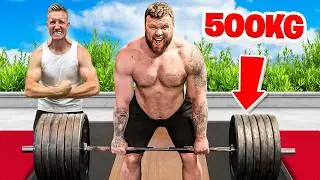 I Attempted Worlds Strongest Man’s Deadlift Training!!